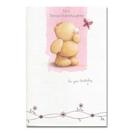 Granddaughter Birthday Forever Friends Card